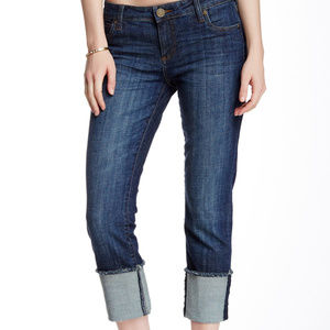 Kut From The Kloth Rolled Cuff Boyfriend Jeans